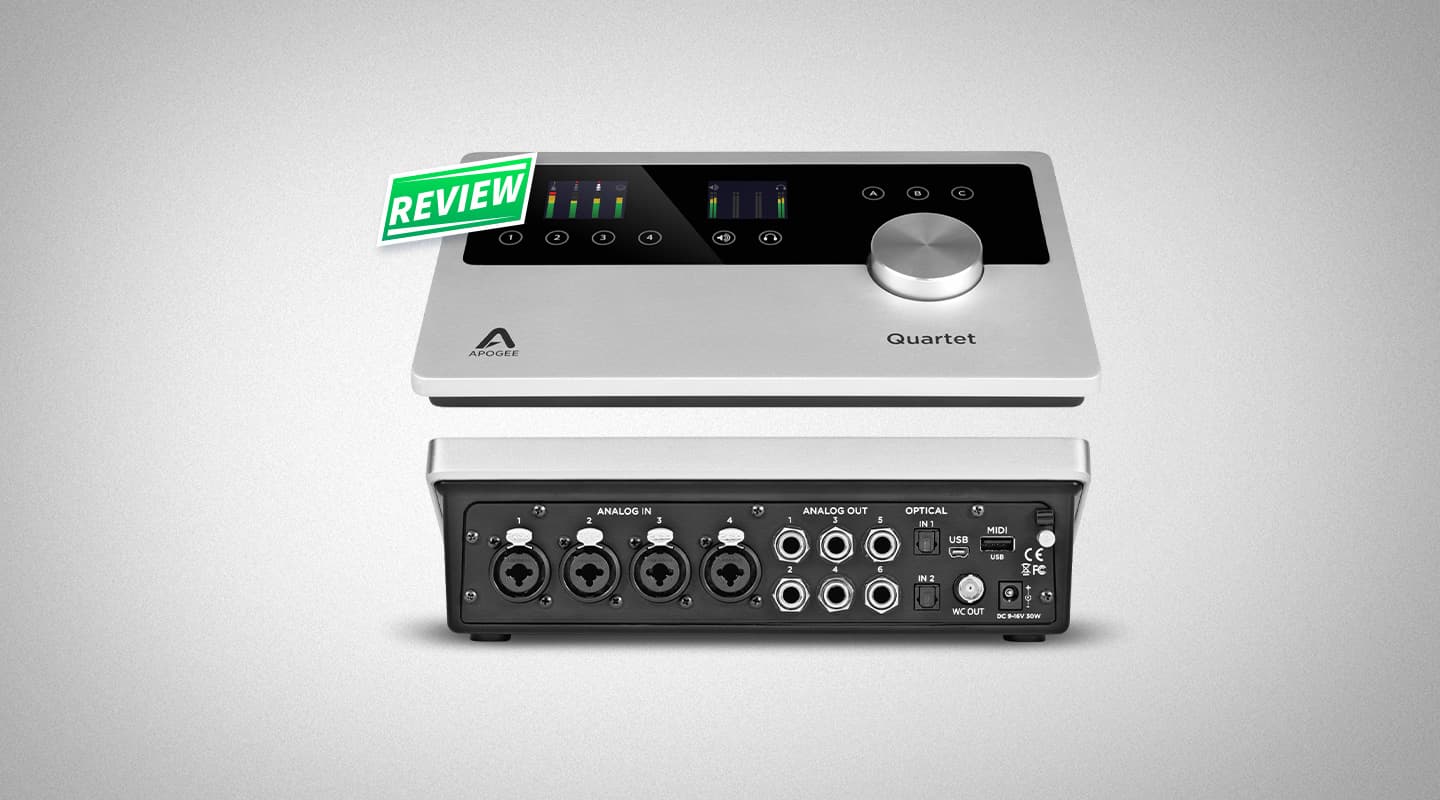 Review: Apogee Quartet Audio Interface — AudioTechnology