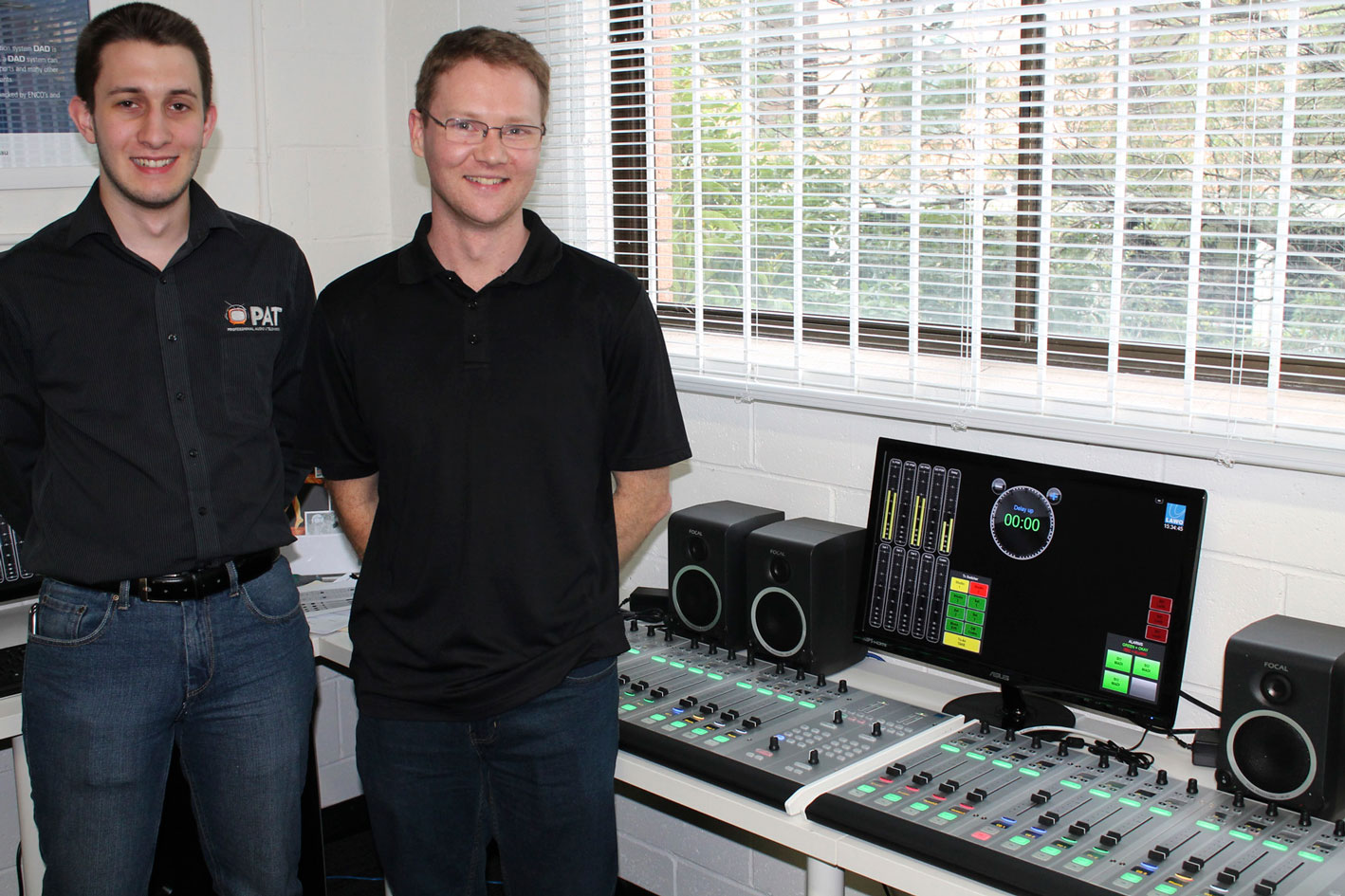 Pic left to right: Nick Brown (PAT) and system integrator Josh Parkinson (image: supplied).